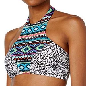 Hula Honey Desert Daze High Neck Bikini Top